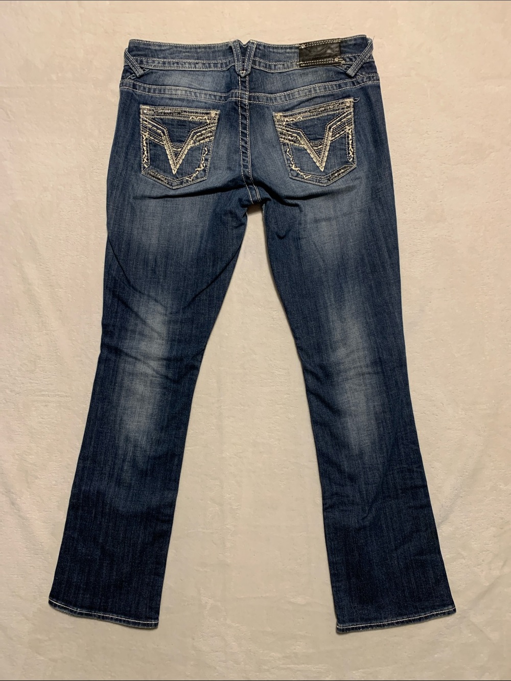 Vigoss Jeans Womens 11/12 The Chelsea Slim Bootcut 33 Stretch Denim
